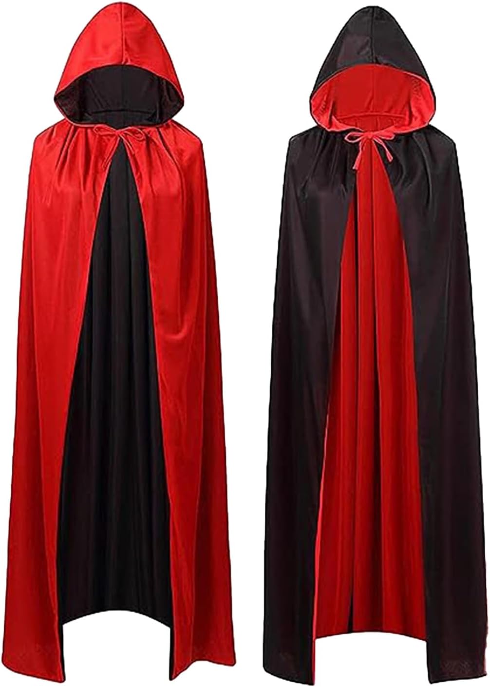cape vampire halloween noire rouge réversible 120cm amazon