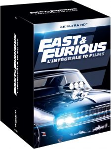 Fast and Furious intégrale 10 Films 4K black friday