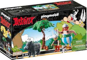 Playmobil Asterix chasse sanglier obélix idéfix
