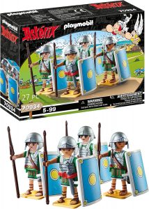 Playmobil Asterix légionnaires romains casques épées lances boucliers quatre