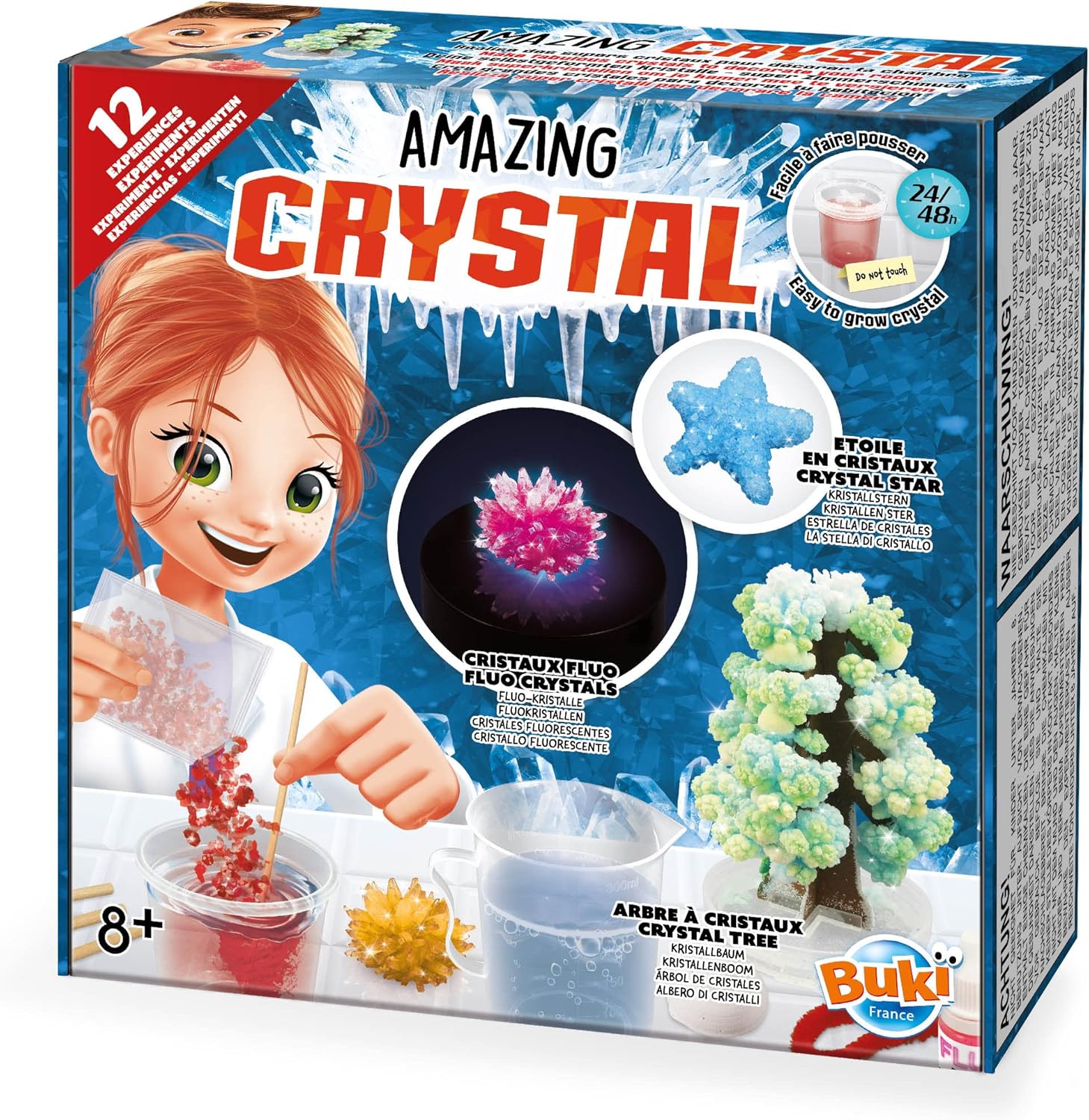 jeu expérience chimie Amazing crystal