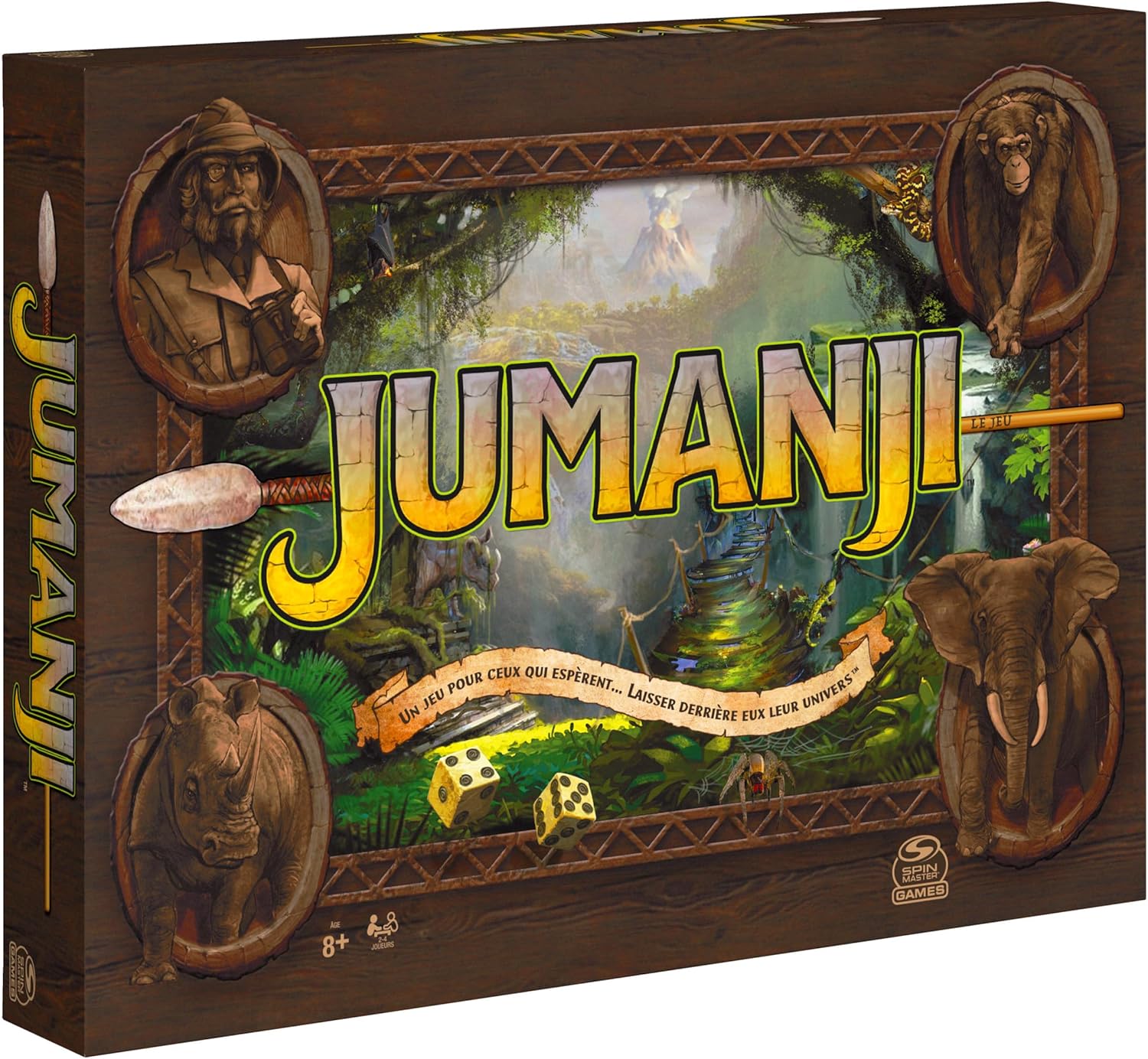 jeu société jumanji rétro promo