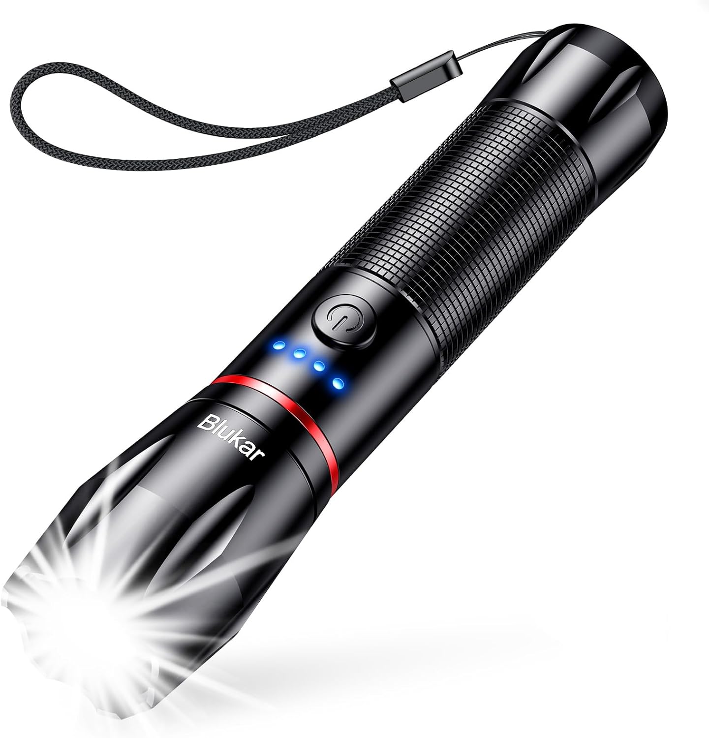 torche lampe poche led rechargeable blukar 2000 lumen promo